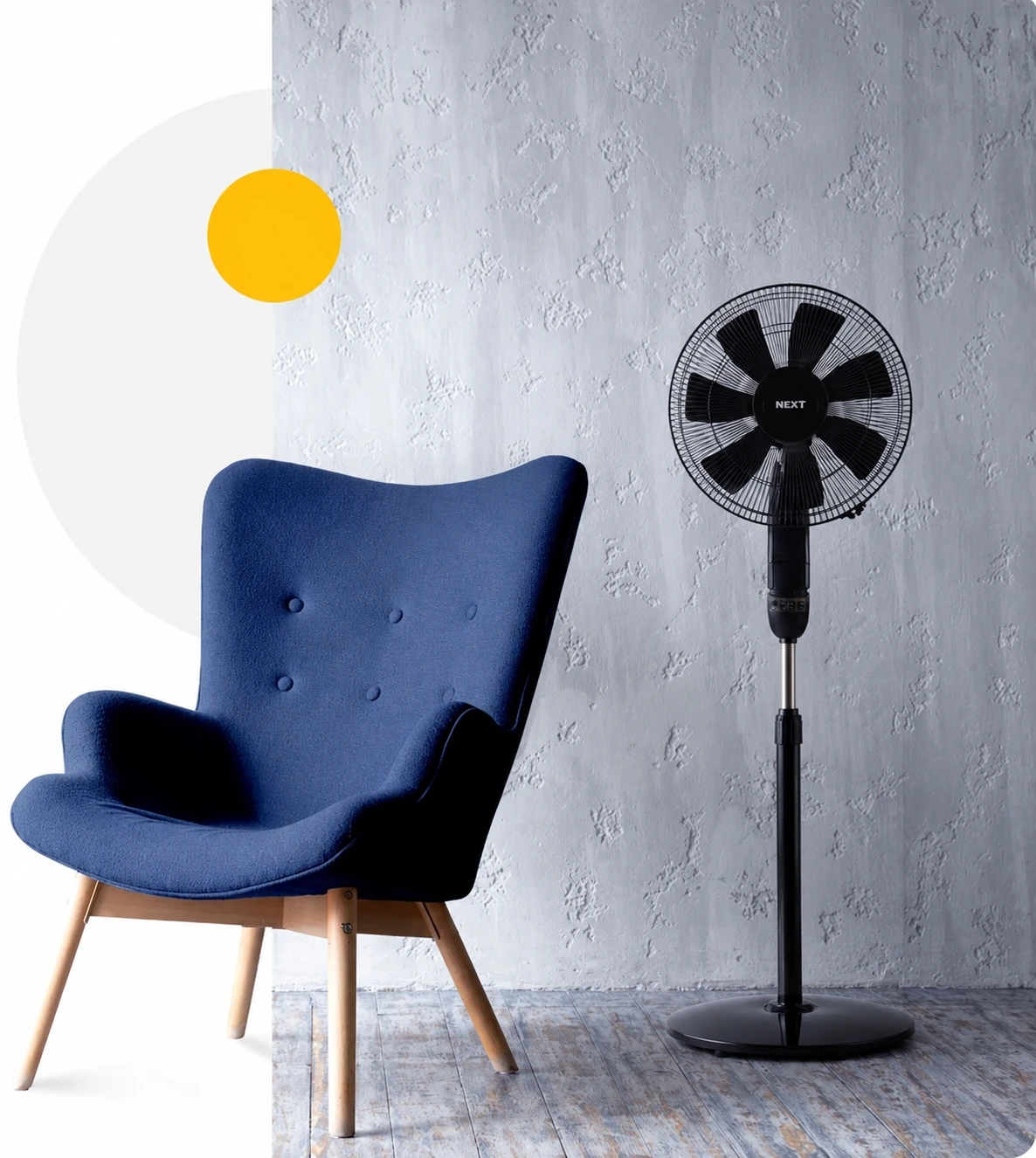 Interior chair fan